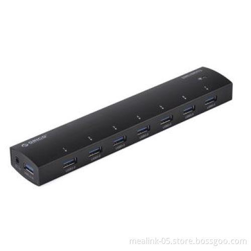 USB3.0 HUB, 7-port with 5V 2A Power AdapterNew